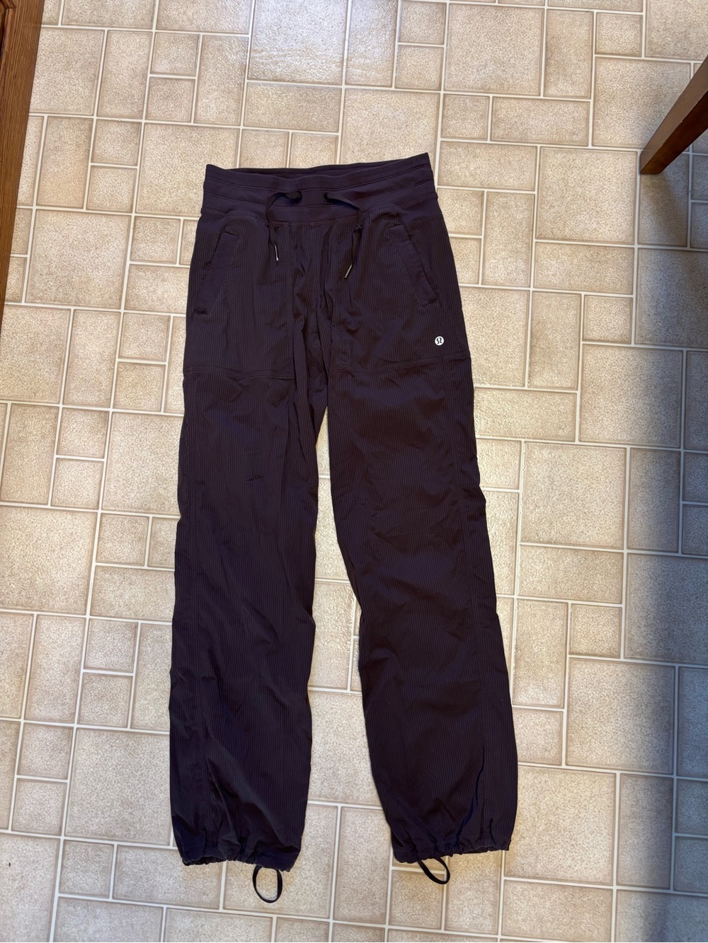 lululemon athletica Black Drawstring Track Joggers